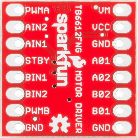 Image du produit SparkFun Pilote de moteur - Dual TB6612FNG (1A)