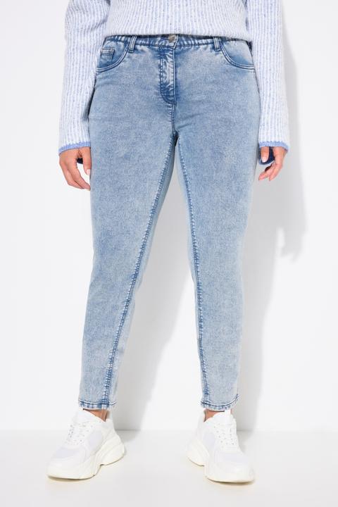Image du produit Ulla Popken Jean Sarah en jersey, jambe étroite et taille confortable (42)