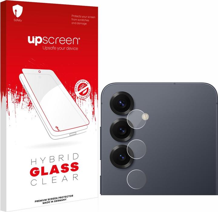 Produktbild upscreen Schutzglas Schutzfolie Displayschutz Display Schutz Glas Folie klar (1 Stück, Samsung Galaxy S25)