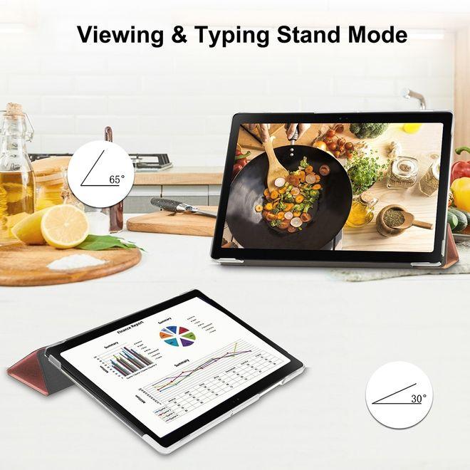 Image du produit MU Classic Étui en cuir pliable trois fois (Galaxy Tab A8 (2021))