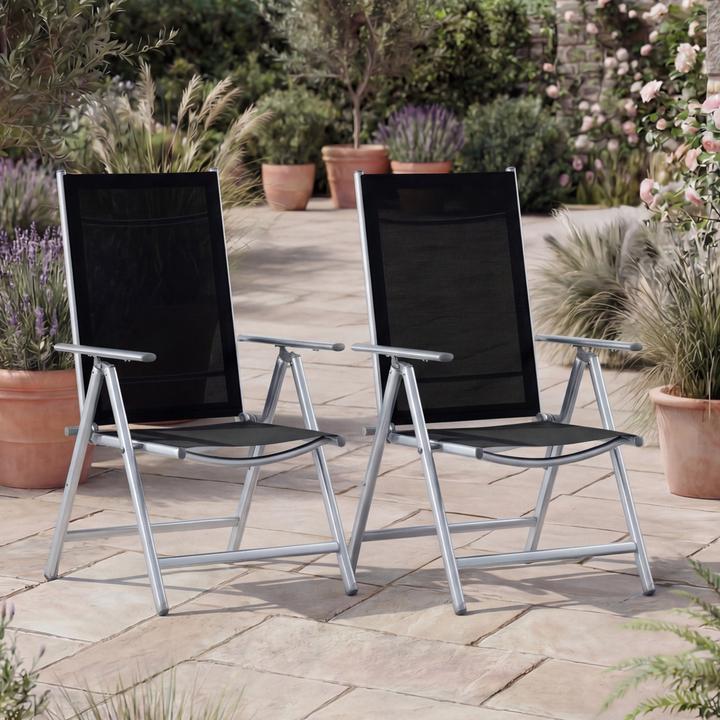 Immagine prodotto Casaria Set di 2 sedie da giardino