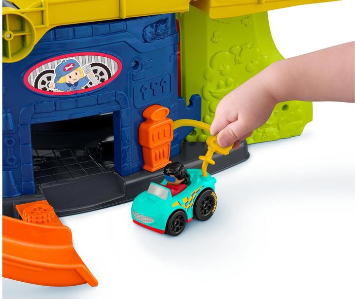 Produktbild Fisher-Price Little People - Sitzen und Stehen Wheelies Garage