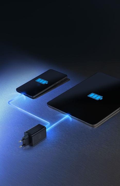 Produktbild Cellularline Reiselader 45W Multipower 1 x USB C und 1 x USB A ACHUSBGAN2PD45WK (45 W, 1 Port)