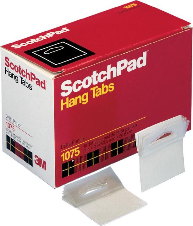 Produktbild 3M Scotch Hang Tabs mit Delta-Lochung (0.05 mm)