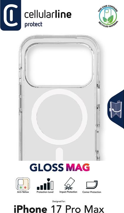 Immagine prodotto Cellularline Gloss MagSafe Case MAG (Apple iPhone 17 Pro Max)