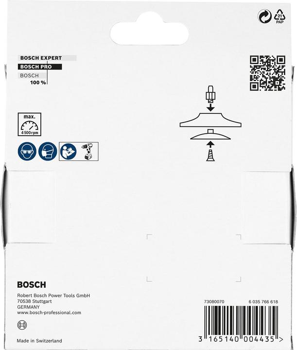 Produktbild Bosch Professional Zubehör PRO Backing Pad, 125 x 8 mm