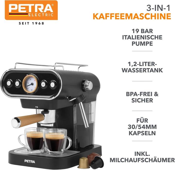 Produktbild Petra PT5108VDEEU7 3 in 1 Espresso Machine