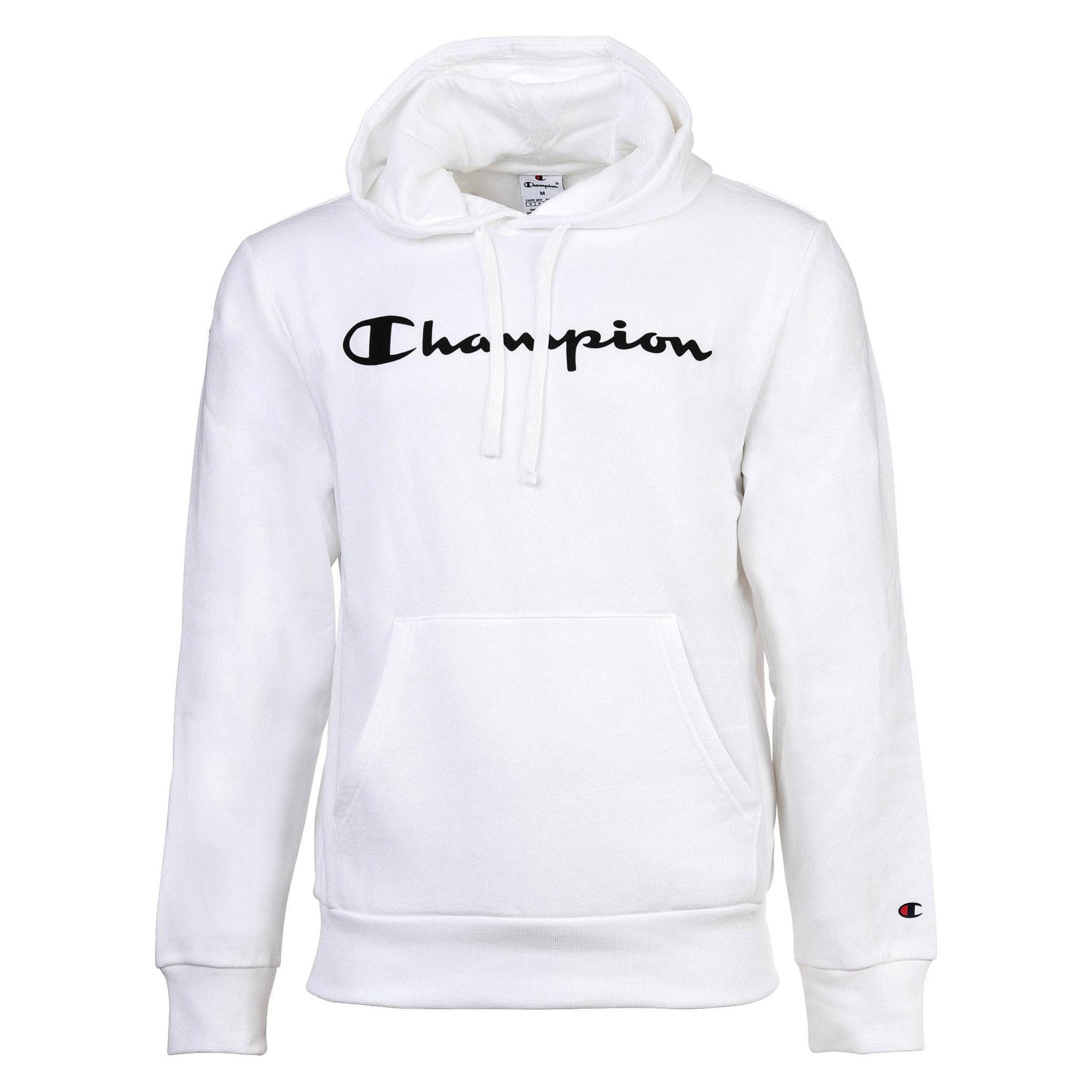 Champion, Herren, Pullover, Hooded Sweatshirt Heavy Soft, Weiss, (L)