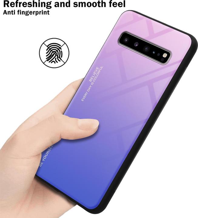 Produktbild Cadorabo TPU 2 Farben Glas Cover (Samsung Galaxy S10 5G)