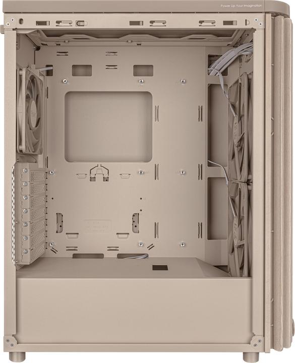 Produktbild ASUS ProArt PA401 Wood Edition Beige - Metal Panel (ATX, mATX, Mini-ITX)