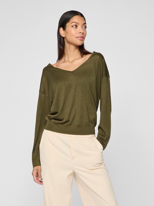 Image du produit Vila Pull en tricot col V (L)