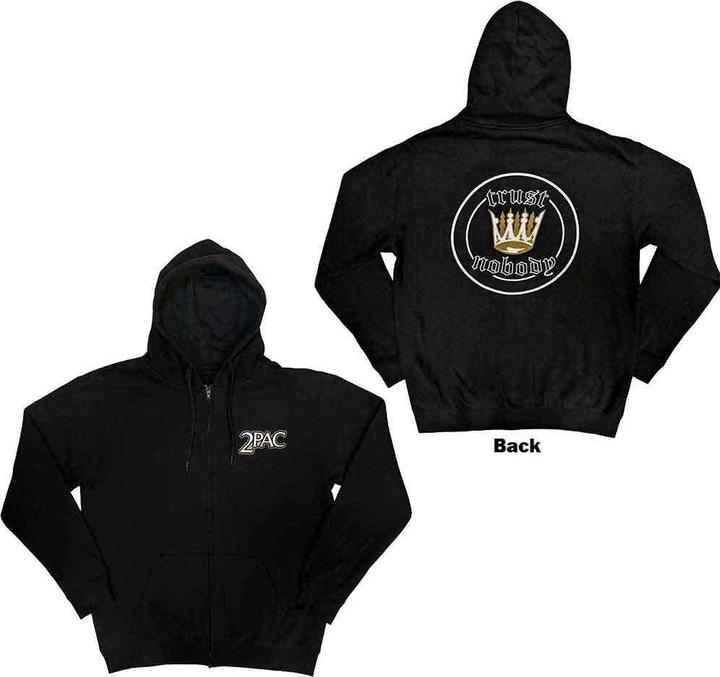 Tupac Crown Seal (Zipper-Hoodie)