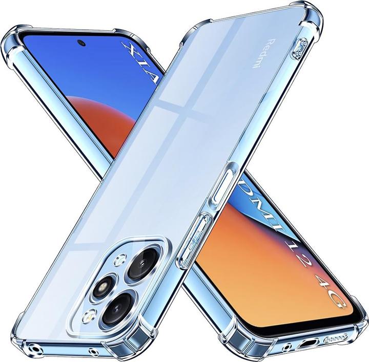 Actual product image Techsuit - Shockproof Clear Silicone - Xiaomi Redmi 12 4G / 12 5G - Clear (Xiaomi Redmi 12)