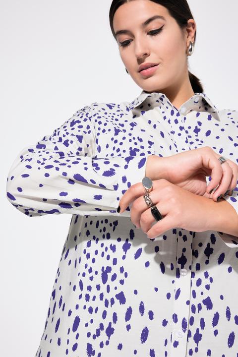 Immagine prodotto Studio Untold Hemdbluse, Boxy Shape, Sprenkel-Print (58)