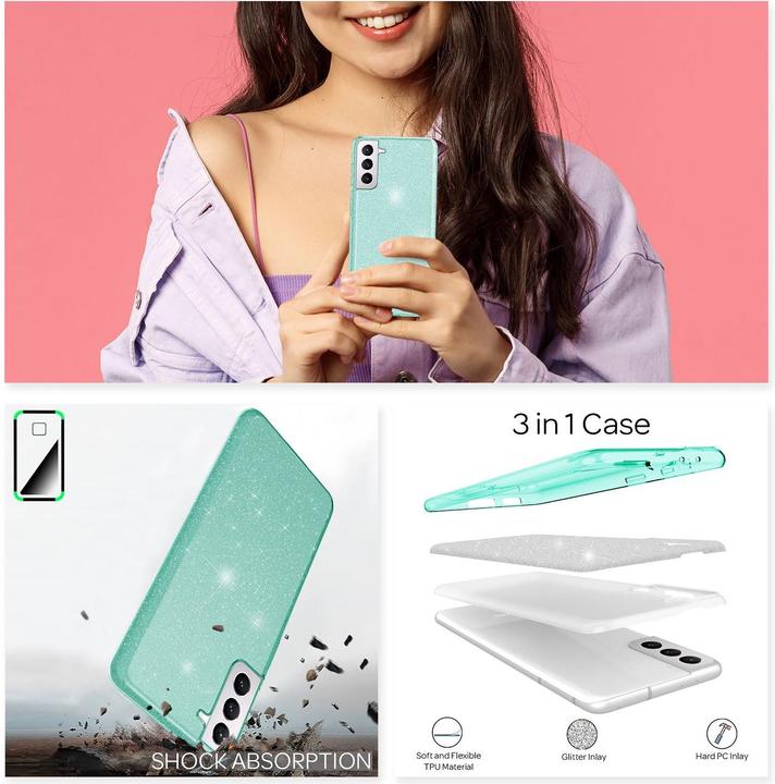 Immagine prodotto Nalia Copertura del telefono cellulare (Samsung Galaxy S21+)