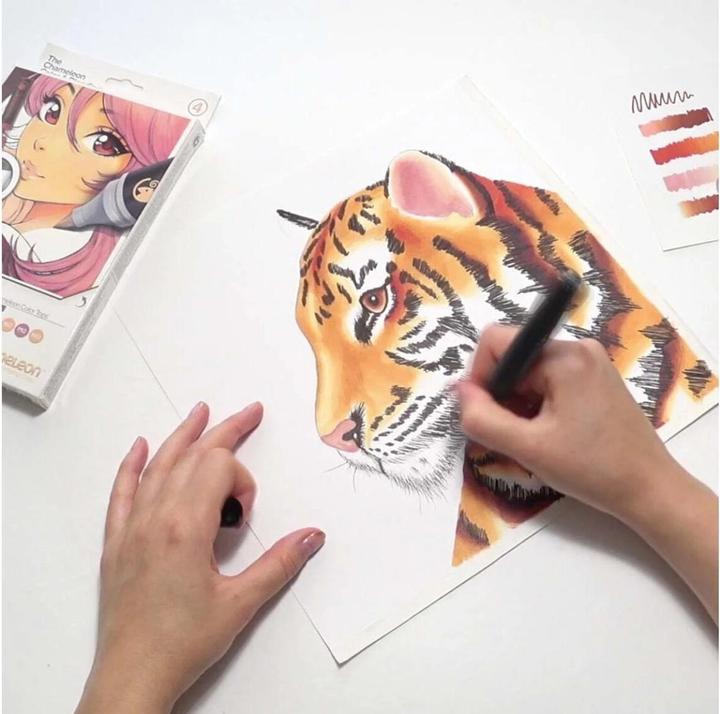 Produktbild Chameleon Aquarellfarbstifte Brushpen Color & Blending Set (6x)