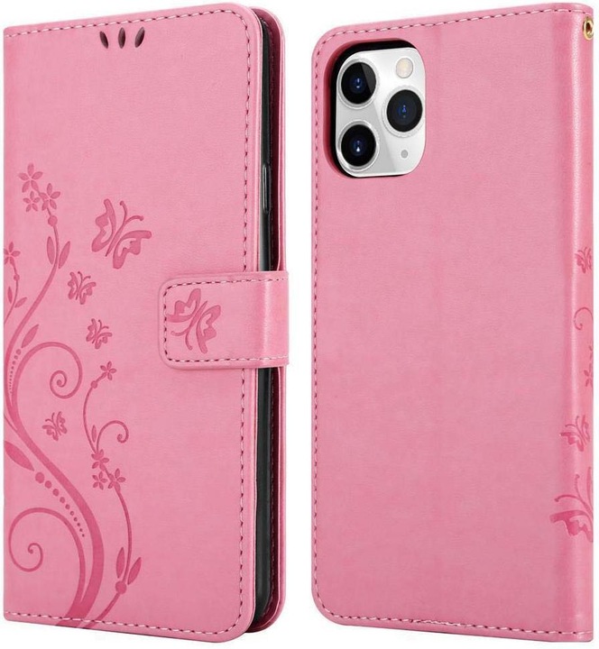 Produktbild Cadorabo Flower Book Cover (Apple iPhone 11 Pro Max)