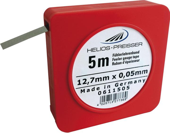 Immagine prodotto NoName Nastro per spessimetro Helios-Preisser 0,05x12,7mm 5m in scatola di plastica (500 cm)