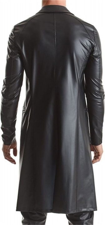 Produktbild Regnes Fetish Planet Herren Wetlook Mantel "RMSergio001" (S)