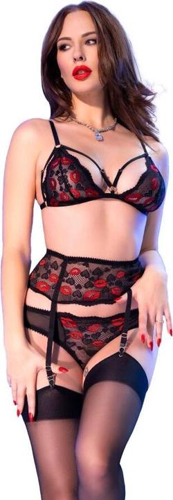 Chilirose - CR 4883 VIERTEILIGES SET SCHWARZ S