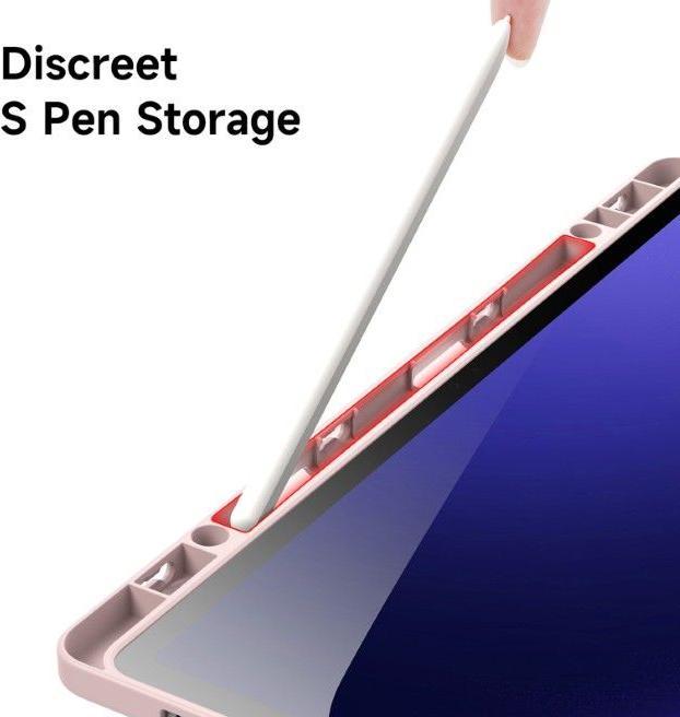 Immagine prodotto Samsung Galaxy Tab S10 FE Plus - Ducis Magi Series, aufstellbares Flip-Etui, Pink (Samsung Galaxy Tab S10 FE+)