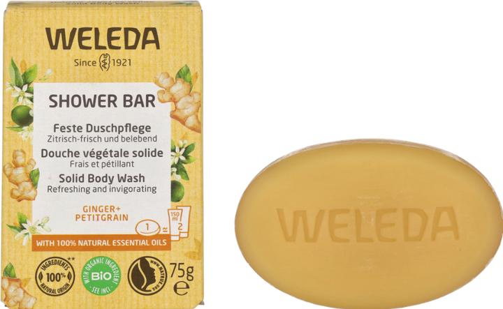 Produktbild Weleda Shower Bar Ginger + Petitgrain