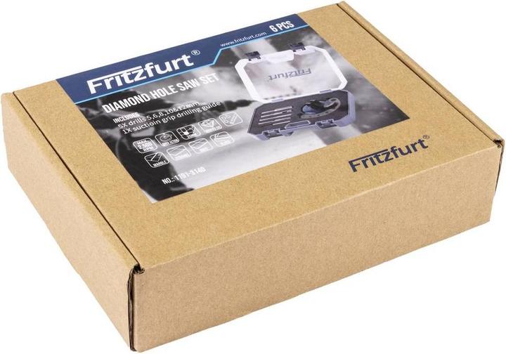 Produktbild Fritzfurt 1191-3140 Diamantbohrer-Set 6teilig 5 mm, 6 mm, 8 mm, 10 mm, 12 mm G (10 Millimeter, 12 Millimeter, 5 Millimeter, 6 Millimeter, 8 Millimeter)