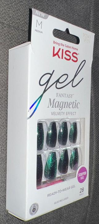 Produktbild KISS Gel Fantasy Magnetic Gel Nails Chameleon - 28 Pieces (Kunstnägel, Chameleon)