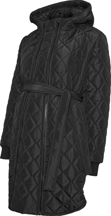 Image du produit Mamalicious Col rond Poignets côtelés Veste matelassée (S)