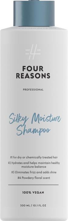 Actual product image Four Reasons Professional Silky Moisture Vegan Shampoo 300ml (300 ml, Liquid shampoo)
