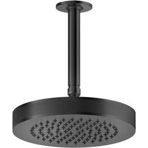 Gessi, Badarmatur, Inciso Antikalk-Dekor-Kopfbrause D218 mm, mit Gelenk und Deckenarm 281 mm, 1/2 Anschluss, 5818