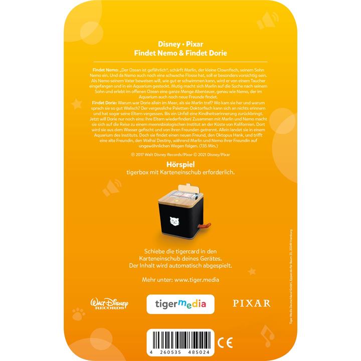 Produktbild Tigermedia tigercard - Disney - Findet Nemo / Findet Dorie