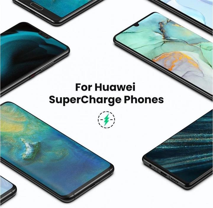 Image du produit Ugreen Câble USB vers USB-C US317 Angle, 2m (noir) (2 m, USB 2.0, 50 W)