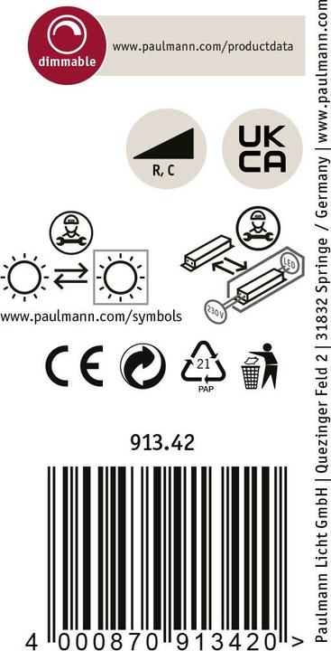 Actual product image Paulmann Luminaires Spot Zeus (3680 lm)