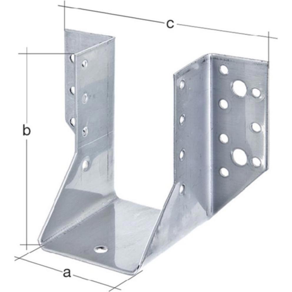 GAH, Baubeschläge + Holzverbinder, Balkenschuh Typ A 160/200 2,5 mm ETA-08/0171 Stahl sendzimirverzinkt (Balkenschuh, 1 ...