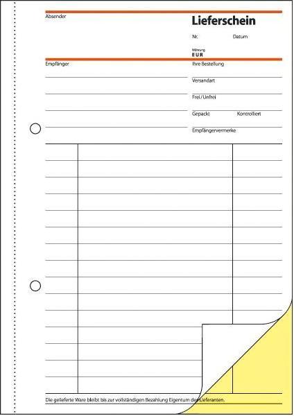 Sigel AKTION: 2 Lieferschein mit Empfangsschein Formularbücher + GRATIS 1 Notizbuch SN200 A5 (40 x)