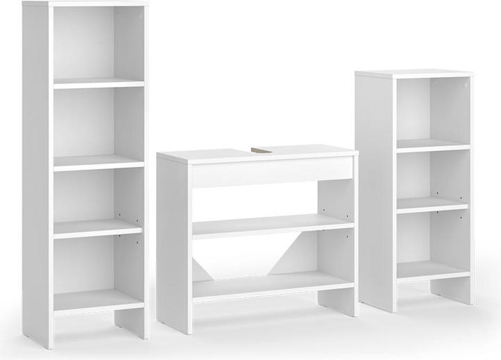 Produktbild Vicco Badmöbel-Set Karli, Weiss, 3 Teile