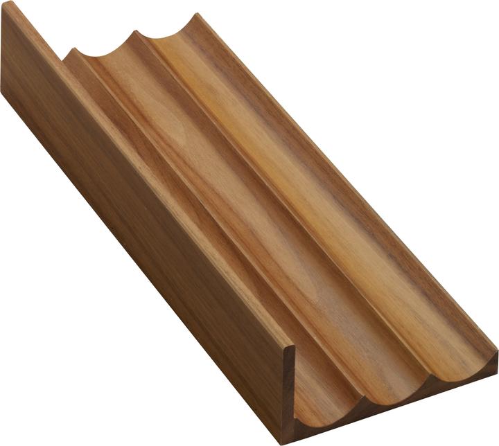 Produktbild hansgrohe IntraStories Schubkasteninneneinteilung Modul 140/320, Massivholz, Nussbaum dunkel, 542296