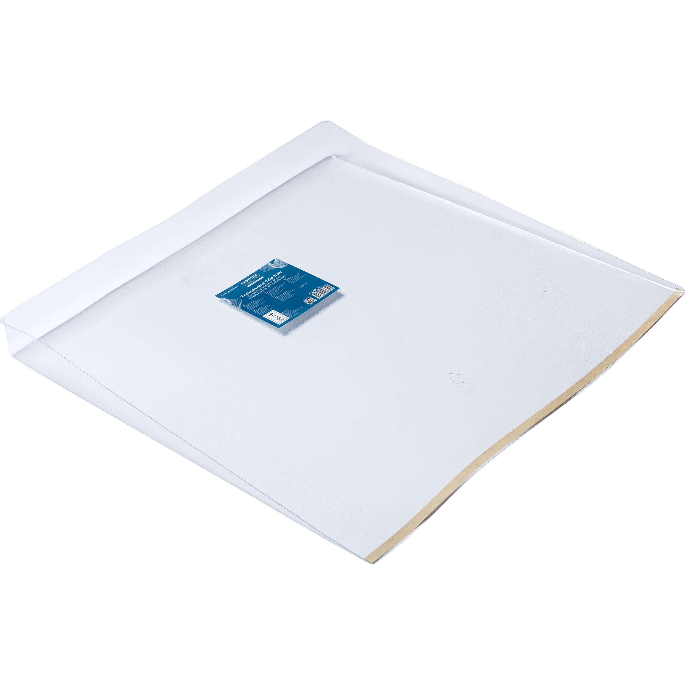 Nordic Padella di sicurezza per frigoriferi, 55 cm, Accessori per frigoriferi, Trasparente