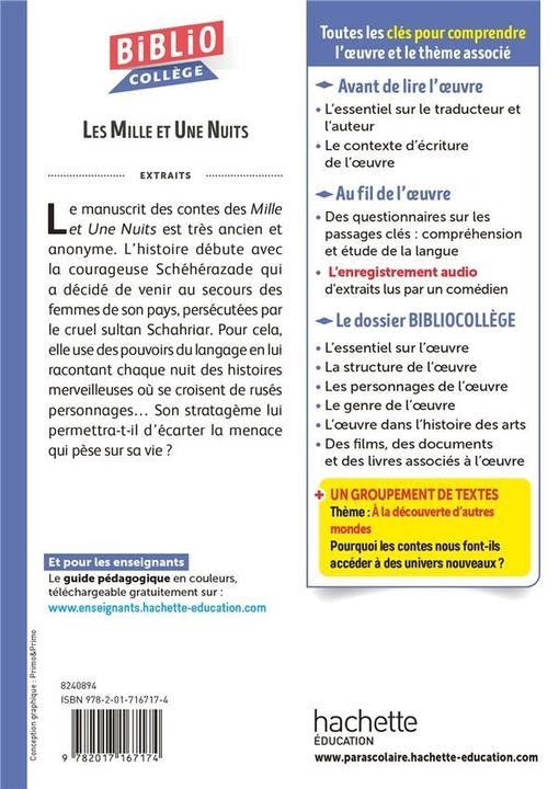 Produktbild Les mille et une nuits (Französisch, Cécile Meneu, 2023)