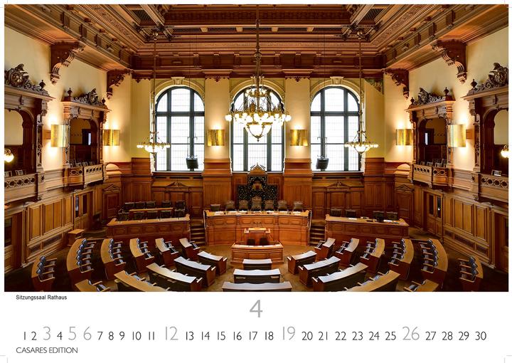 Actual product image Hamburg Kalender 2026 - Wandkalender | Fotokalender Deutschland 24x35cm | mit stimmungsvollen M (24x35cm)