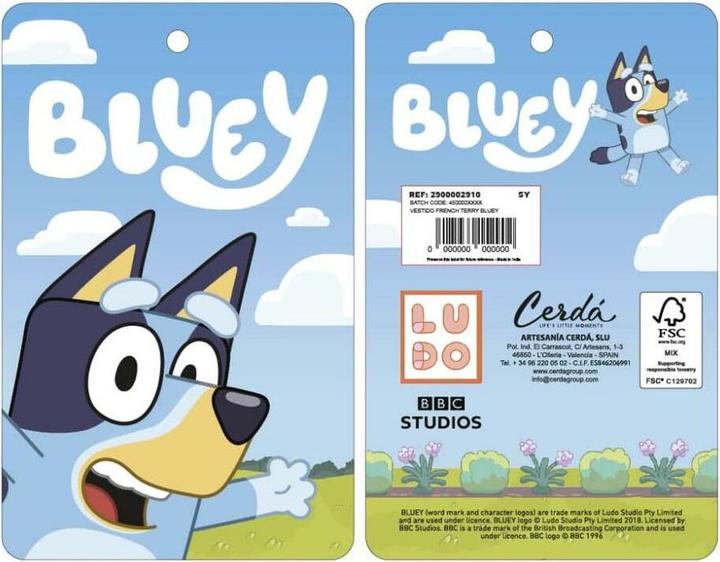 Produktbild Bluey Unisex Pullover Christmas Hellblau (74)