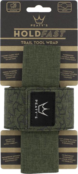 Produktbild Peaty's HoldFast Trail Tool Wrap - Moss Green (Rahmentasche)