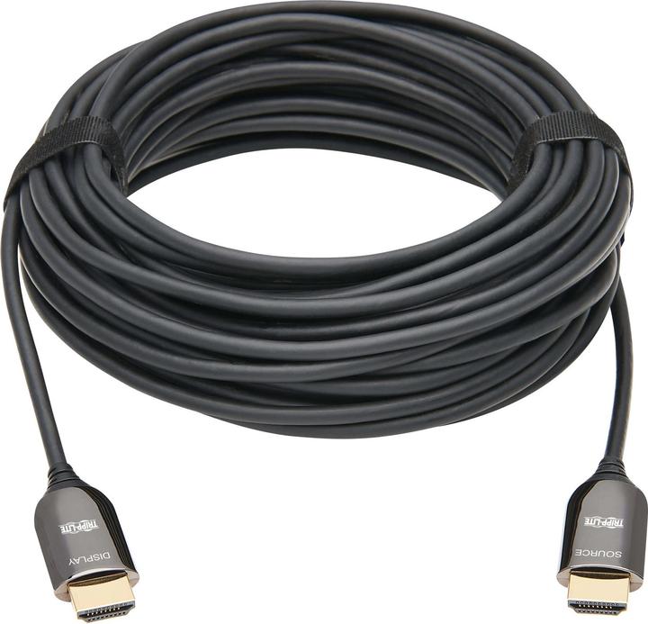 Actual product image Eaton 8K HDMI Plenum-Rated Fiber Active Optical Cable AOC 8K UHD 60Hz HDR M/M Black 20m (20 m)