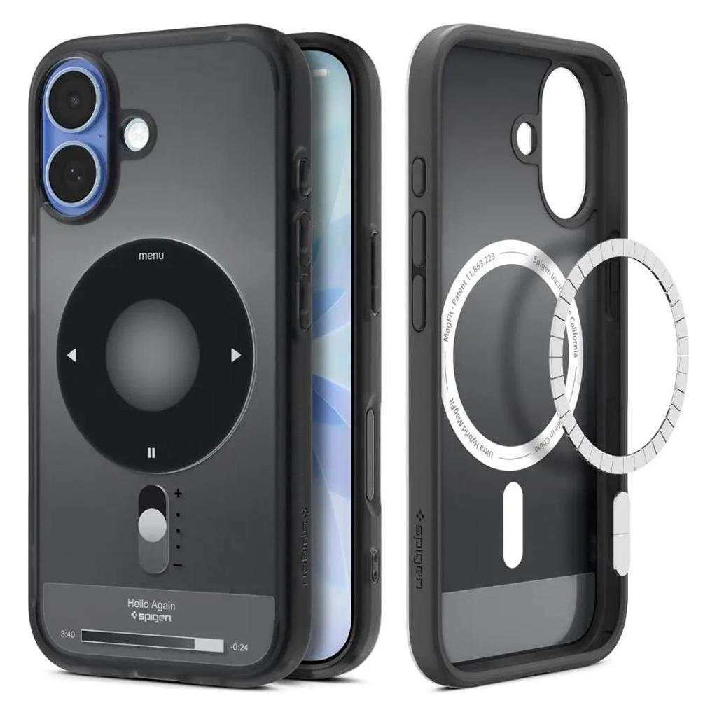 Spigen - Ultra Hybrid Classic MagSafe (ACS10390) - IPhone 17 - Black (Apple IPhone 17), Smartphone Hülle, Schwarz
