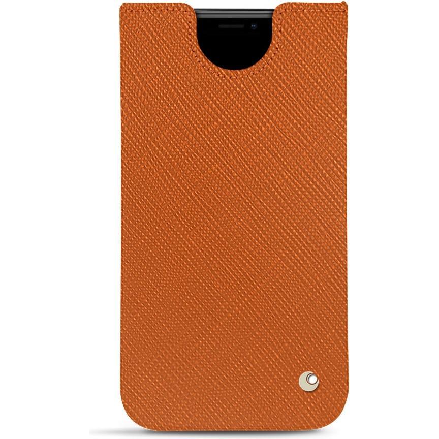 Noreve Lederschutzhülle (Apple iPhone 11 Pro), Smartphone Hülle, Orange
