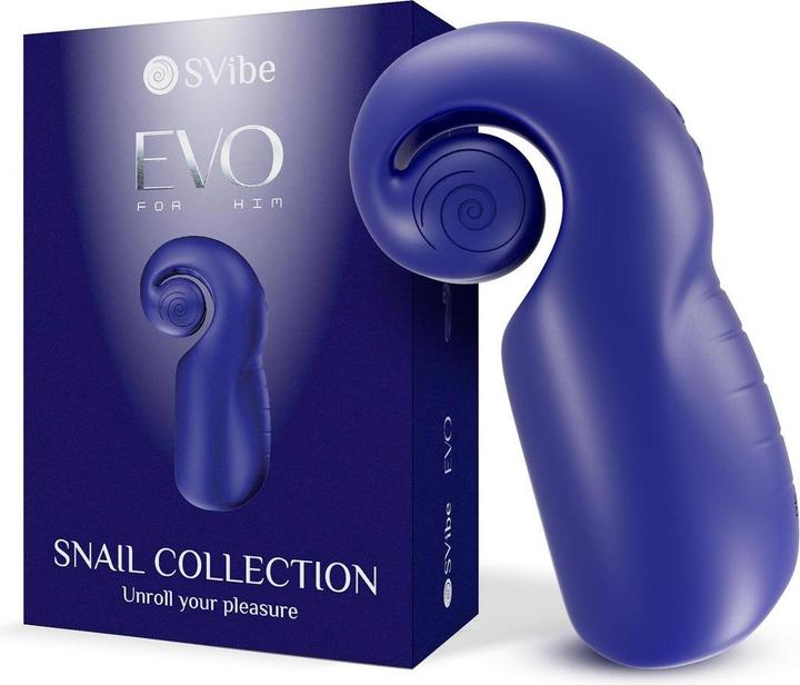Image du produit Snail Vibe Masturbateur EVO - Bleu Marine