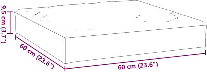 Image du produit vidaXL Ensemble salon de jardin 10 pièces avec coussins (60 x 60 x 60 x 10 cm)