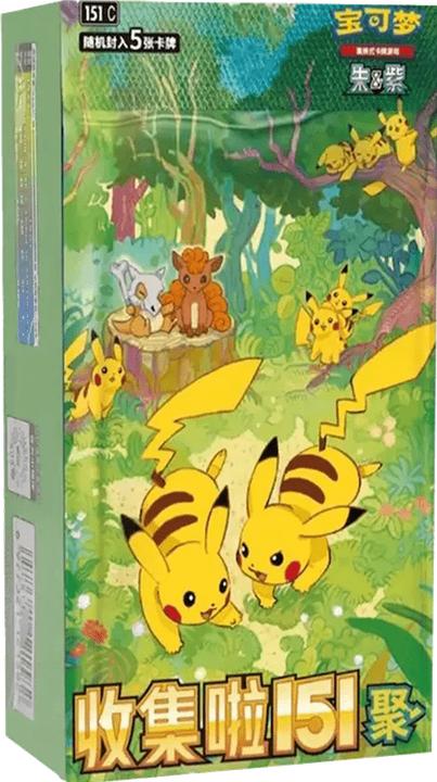Produktbild Pokémon Collect 151 Gathering Slim Booster Box (CN) (Chinesisch, Booster Display)