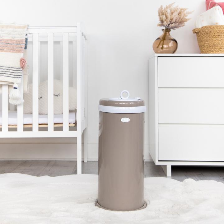 Actual product image Ubbi Steel nappy bin